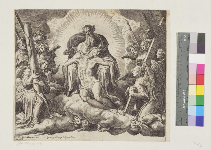 Die Heilige Dreieinigkeit, Gottvater mit dem Leichnam Christi ( Klimesch)