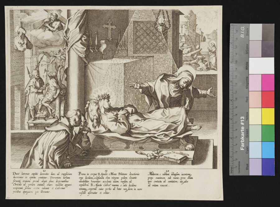 "12 Blätter: Das Leben und die Wunder der Heiligen Catharina von Siena", 8