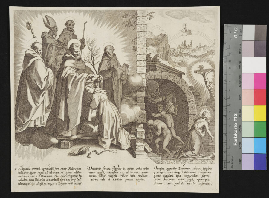 "12 Blätter: Das Leben und die Wunder der Heiligen Catharina von Siena", 3