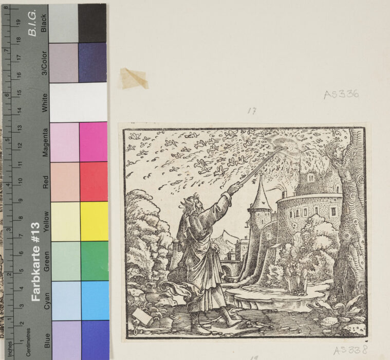 "18 Blätter aus  dem Alten Testament", Die Wachteln
