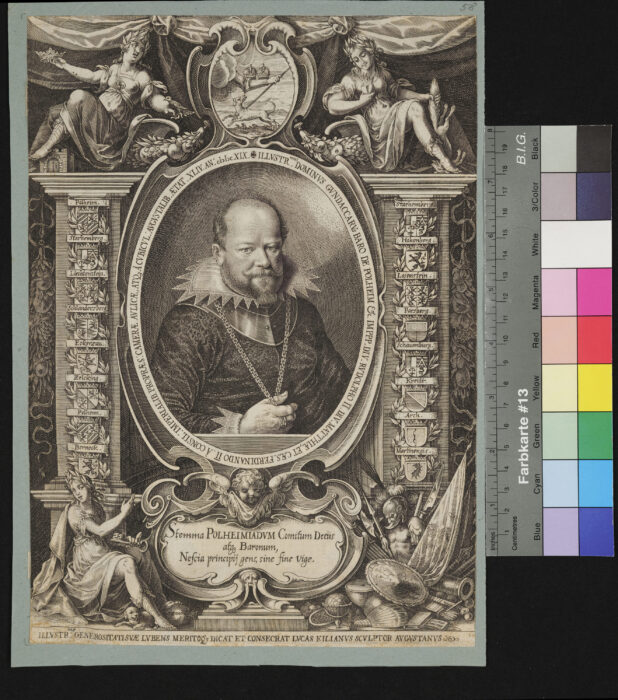 Portrait des Freiherrn Gundaccar / Gundakar von Polheim, 1619