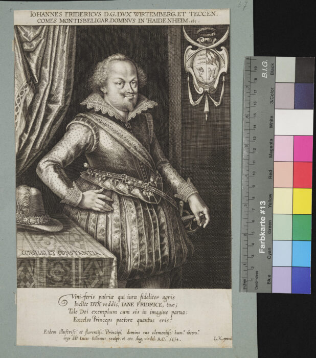 Portrait des Johann Friedrich, Herzog von Würtemberg