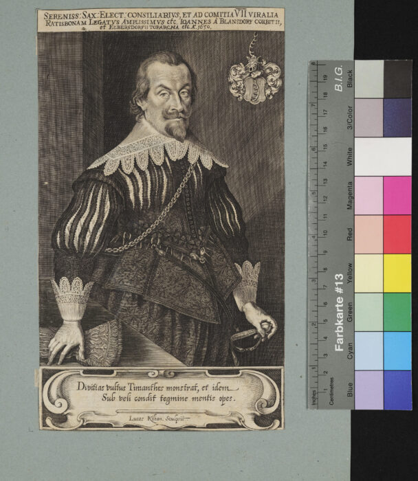 Portrait des Johannes von Blansdorf 1630