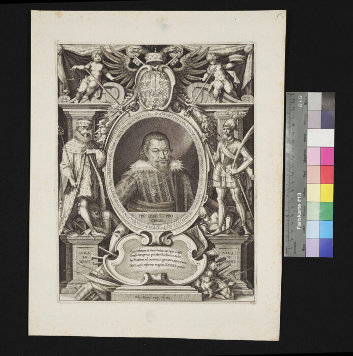 "8 Blätter aus der Folge: Imp. Caes. Ferdinand II. et Principium Caesaribus etc.", Johann Sigismund, Herzog von Brandenburg