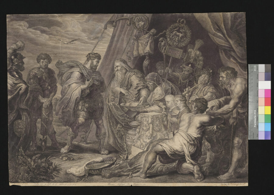 Decius befragt die Auguren