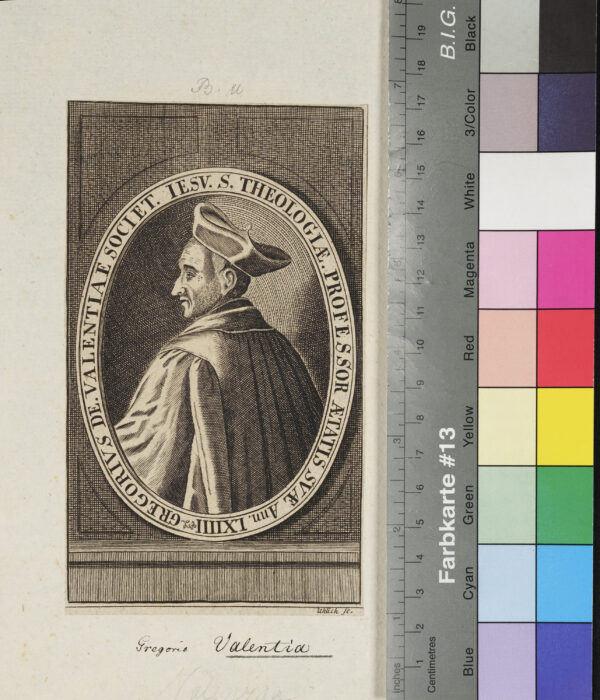 Bildnis des Jesuiten Gregorius de Valentia, S.J.
