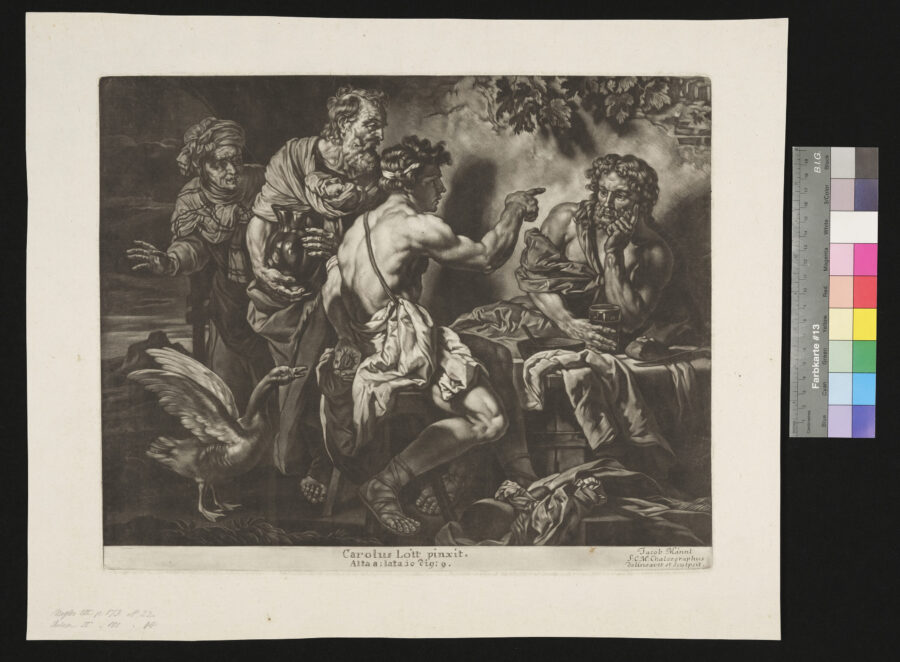 Jupiter und Merkur bei Philemon und Baucis