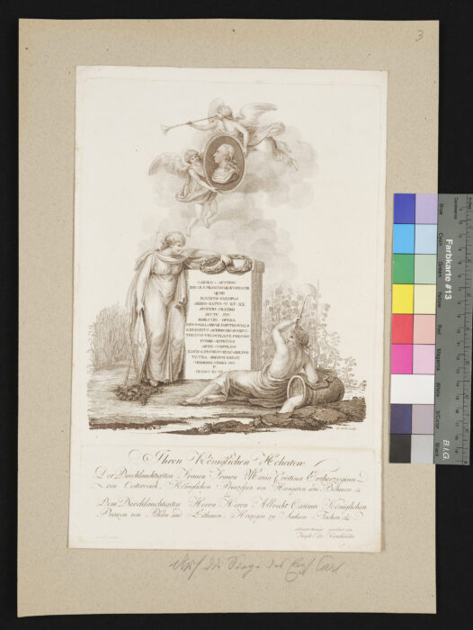 Allegorisches Blatt auf die Siege des Erzherzog Carl / Karl