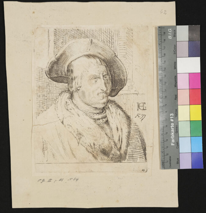 Portrait mit Monogramm HG, Anno 1597, Nr.23