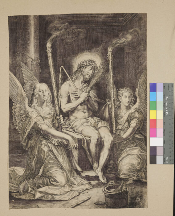 Ecce Homo zwischen Engeln