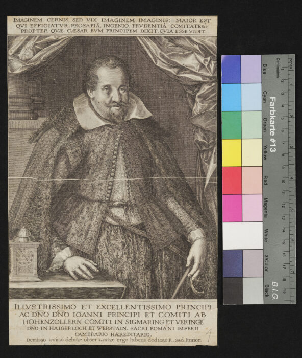 Portrait des Prinzen Johann von Hohenzollern