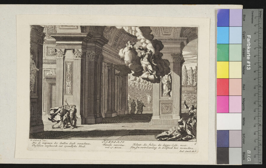 "3 Blätter: Theatralische Vorstellungen", Julius Cäsar