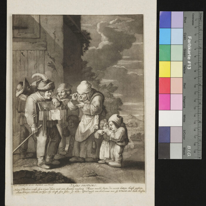 Visus Rusticus, Ein Augenglasverkäufer