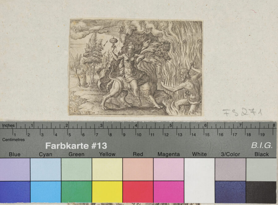 "10 Blätter aus einer Folge mythologischer oder allegorischer Darstellungen", 