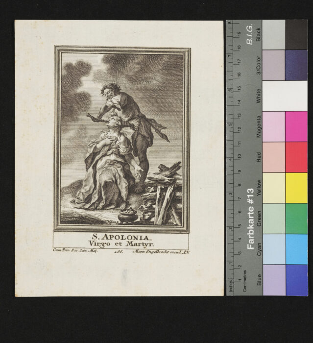 S. Apolonia, Virgo et Martyr, Nr. 166
