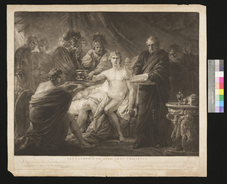 Alexander und sein Arzt Philippus