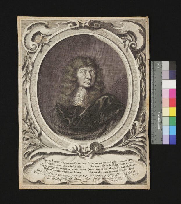 Portrait des Malers Johann Heinrich Schönfeld, 1671