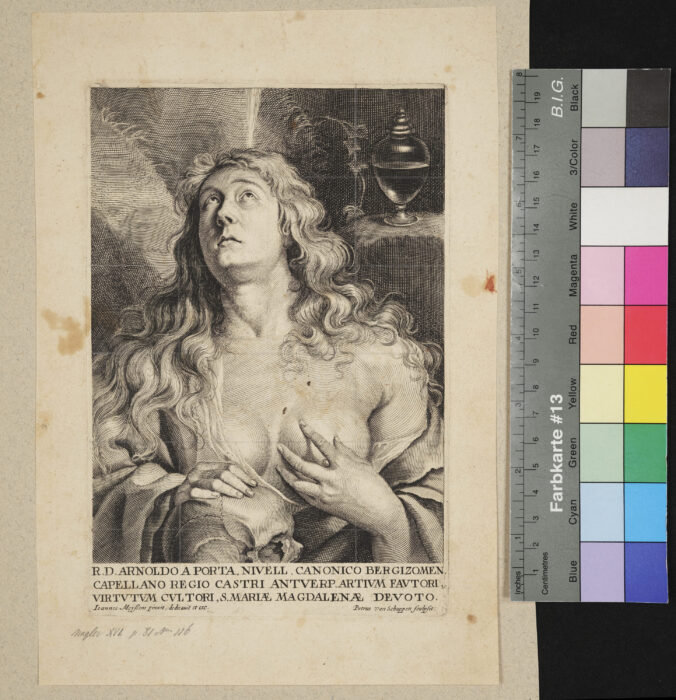 S. Maria Magdalena mit Totenkopf