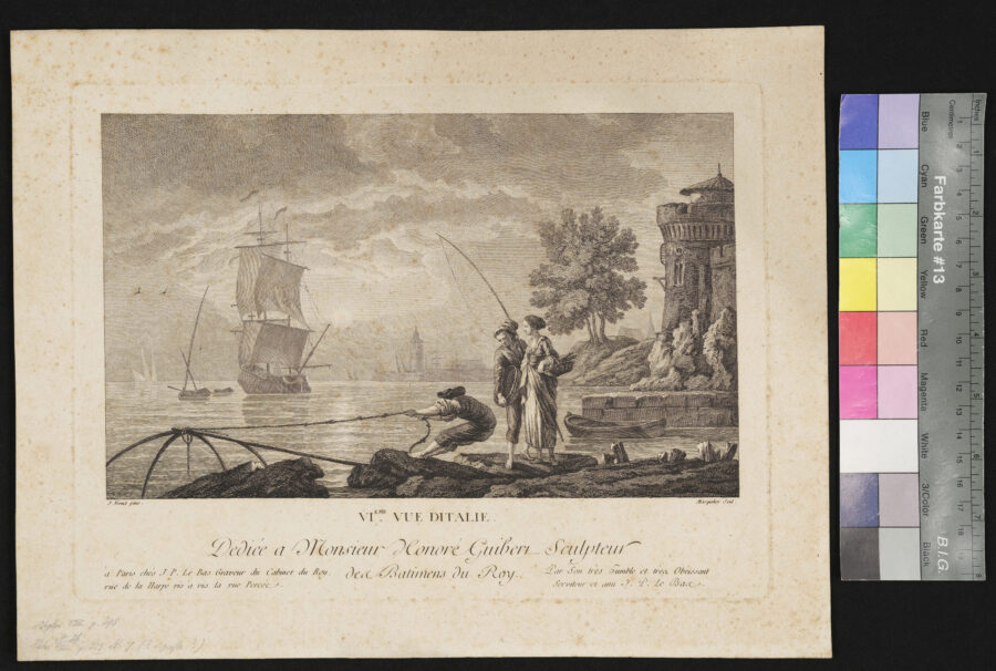 VI. Vue d`Italie
