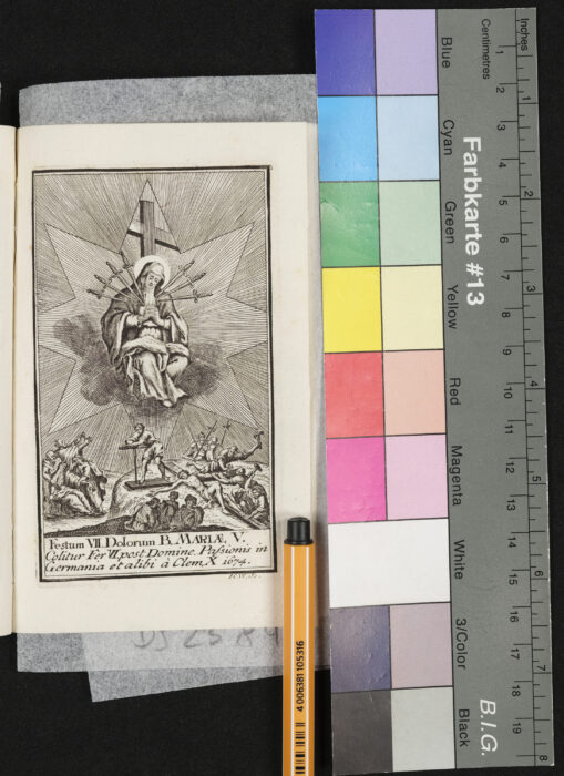 "Leben Mariae in 13 Blättern", 7 Schmerzen Mariae