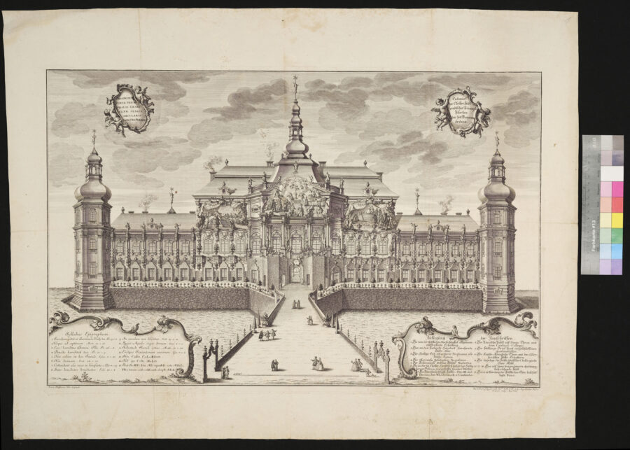 Entwurf der Closterstift Hradischer Triumphpforte des Prämonstratenser-Ordens