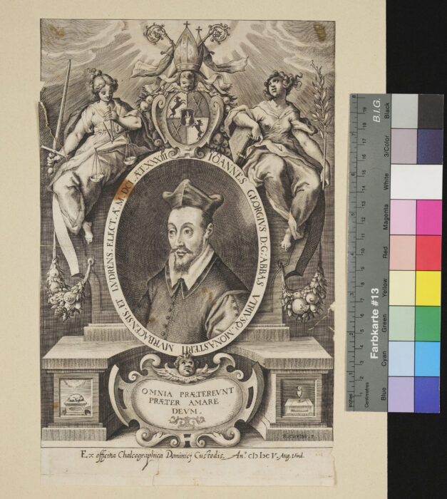 Portrait des Johann Georg, Abt von Murbach
