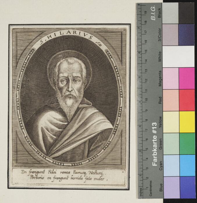 "18 Blätter aus der Patrologia", S. Hilarius