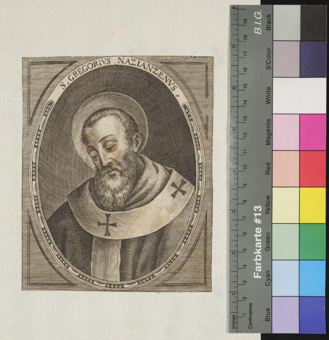 "18 Blätter aus der Patrologia", S. Gregorius Nazianzenus