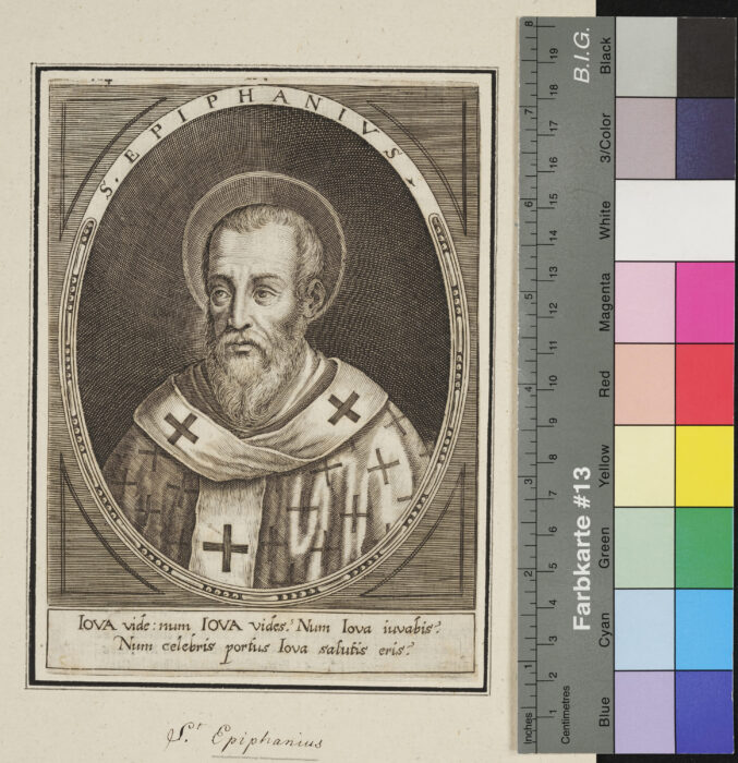 "18 Blätter aus der Patrologia", S. Epiphanius
