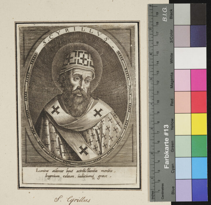 "18 Blätter aus der Patrologia", S. Cyrillus