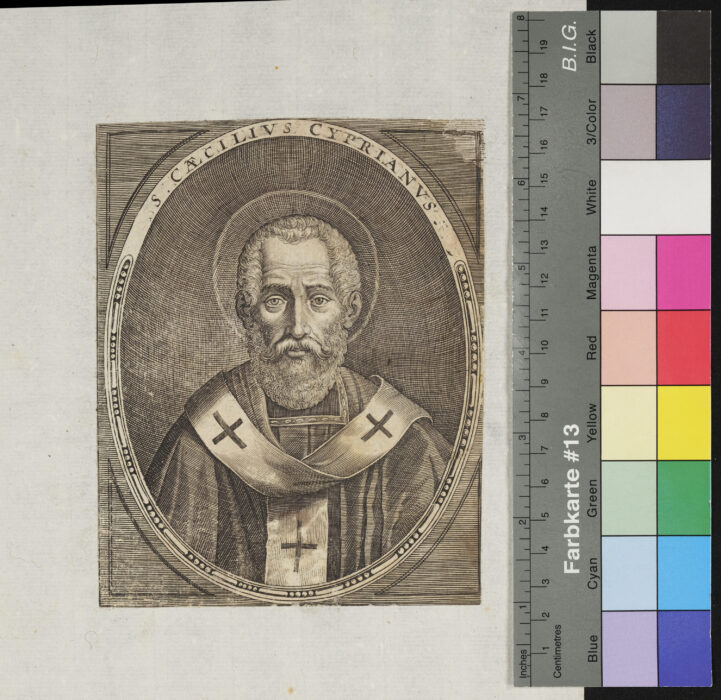"18 Blätter aus der Patrologia", S. Caecilius Cyprianus