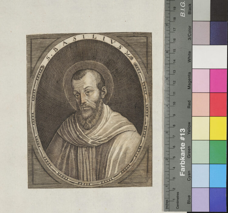 "18 Blätter aus der Patrologia", S. Basilius