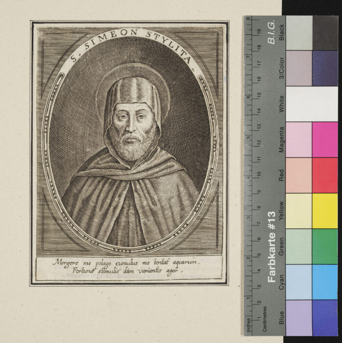 "18 Blätter aus der Patrologia", S. Simeon Stylita