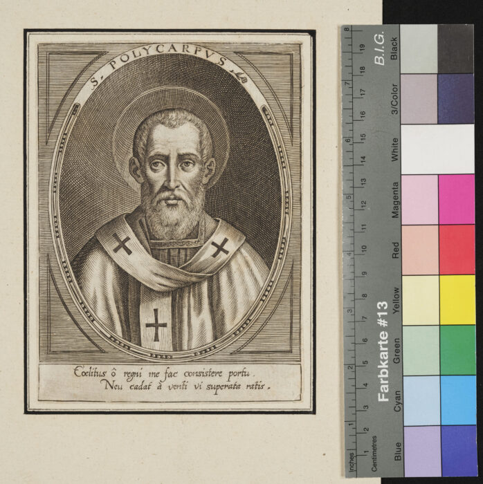 "18 Blätter aus der Patrologia", S. Polycarpus Smyrna