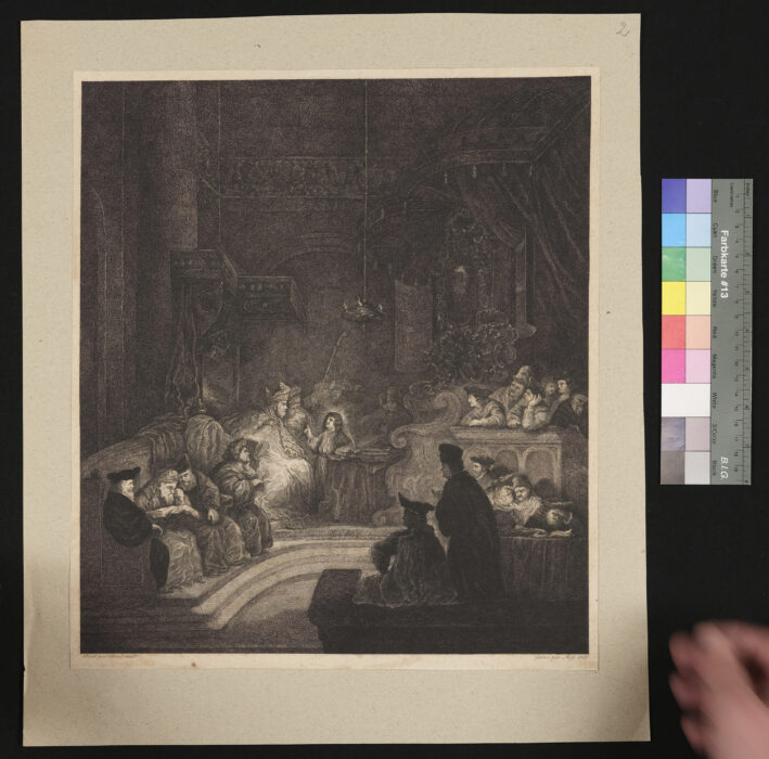 Jesus als 12-jähriger im Tempel, Jesus Christ disputant dans le temple avec les Docteurs de la loi 