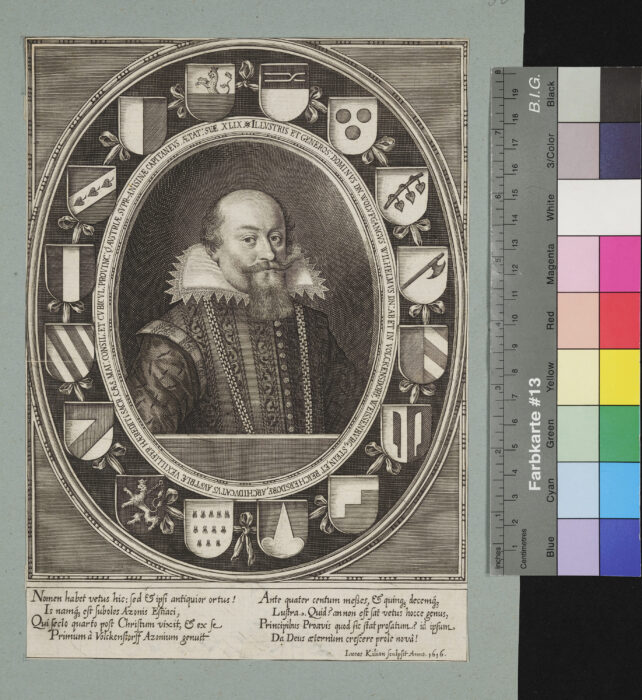Portrait des Wolfgang Wilhelm von Volckensdorf / Volkersdorf, Bürgermeister Enns