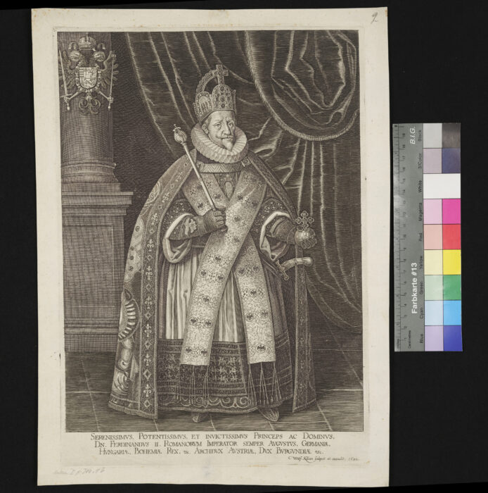 "8 Blätter aus der Folge: Imp. Caes. Ferdinand II. et Principium Caesaribus etc.", Ferdinand II.