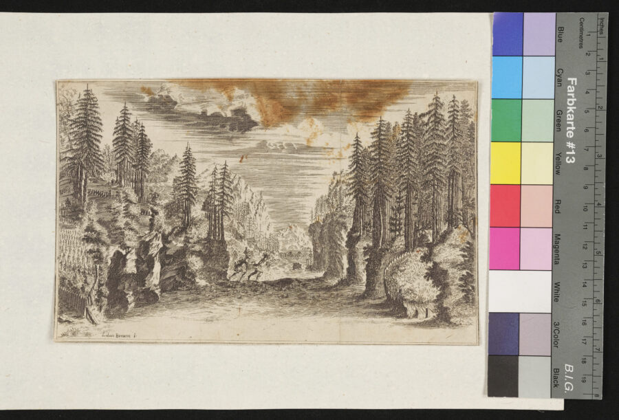 "Burnacinis Dekorationen zum "Ewigen Feuer" und Pomo d`Oro", 1 Blatt fehlt, 
