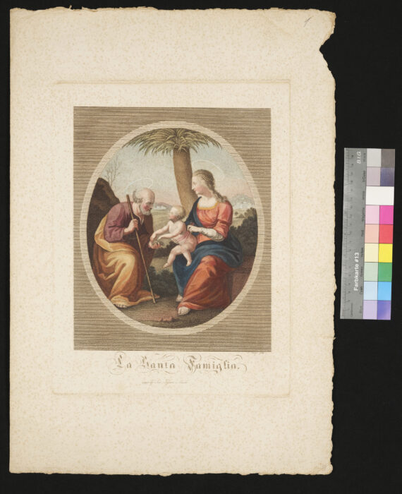 La Santa Famiglia, Die Heilige Familie