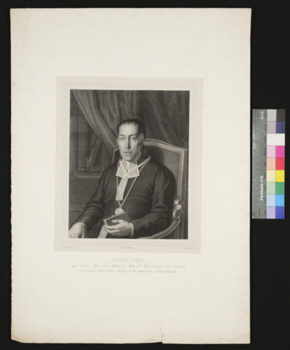 Franz Kurz, regul. Chorherr, Pfarrer und Archivar des Stiftes St. Florian, bischöflicher Consistorialrat
