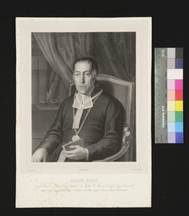 Franz Kurz, regul. Chorherr, Pfarrer und Archivar des Stiftes St. Florian, bischöflicher Consistorialrat