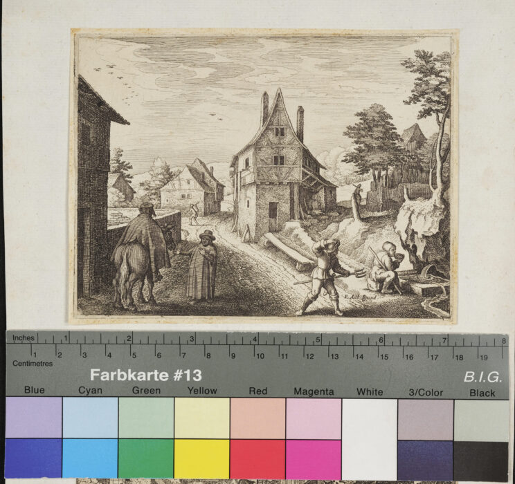 "12 Blätter Landschaften", Gehöft