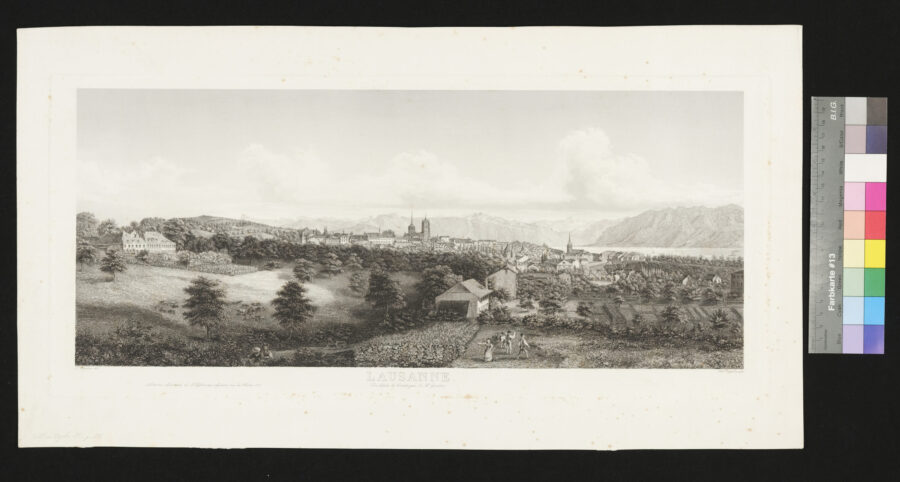 Lausanne, vue depuis la Campagne de Mt. Gindroz, Gegenstück zu: DS_2564