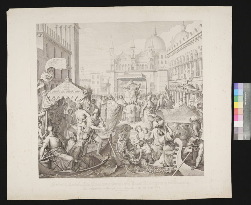 Friedrich Barbaross, Zusammenkunft mit Papst Alexander III. in Venedig