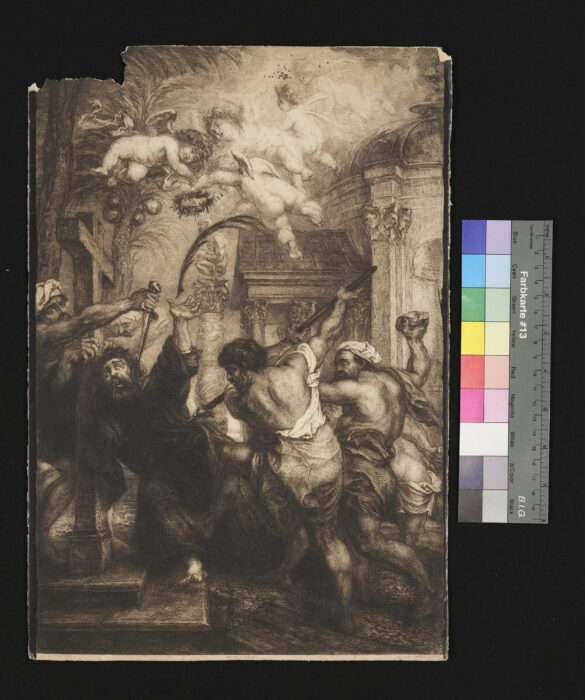 Die Ermordung des S. Thomas / Tobias Martyr.