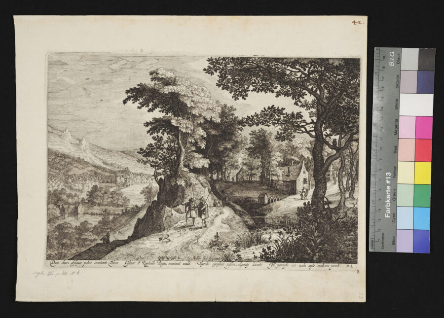 Landschaft mit Tobias, Erzengel Raphael