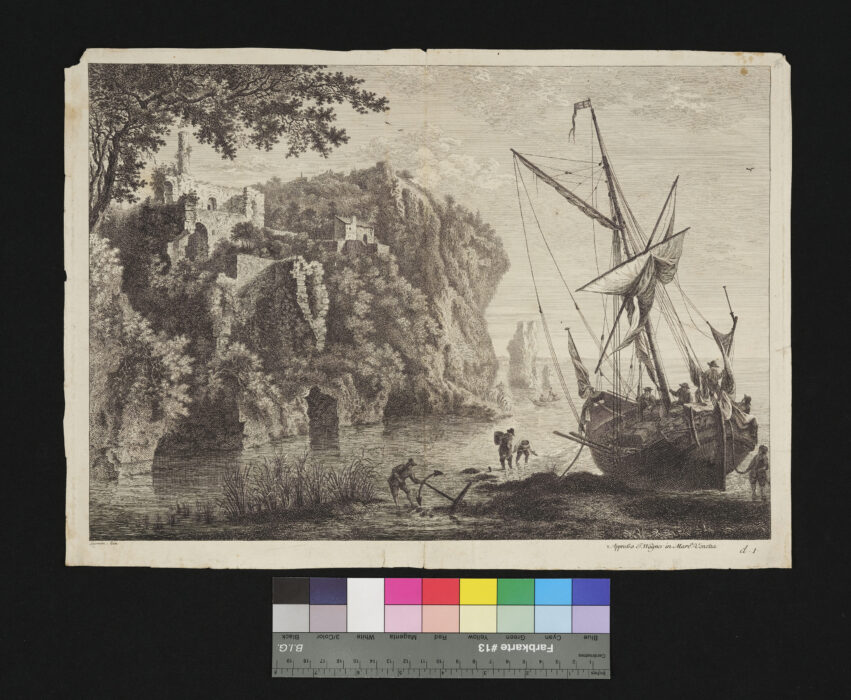 Marine mit Felsgestade
