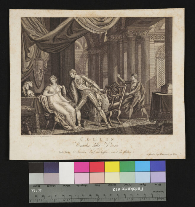 "3 Szenen aus Collins Bianca della Porta", 3. Akt, 6. Szene