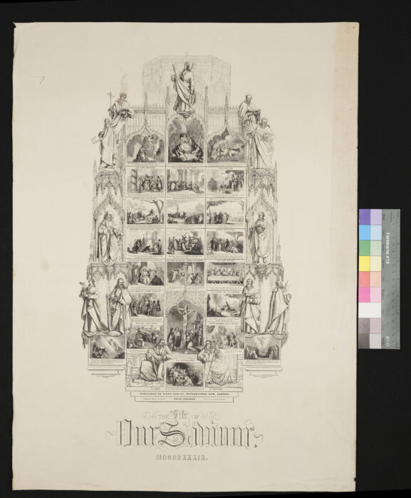Das Leben und Leiden Christi von den Aposteln eingefaßt