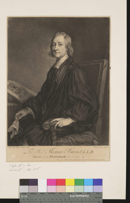 Reverend Thomas Burnett, Master of the Charterhouse